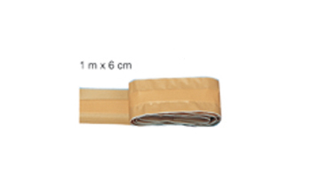 A4 Feuille magnétique adhésive Caoutchouc aimanté brun - 210 x 297 x 0,9mm