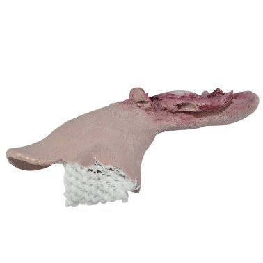 Doigt écrasé sur filet
