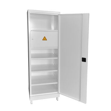 Armoire à pharmacie avec coffre à toxiques