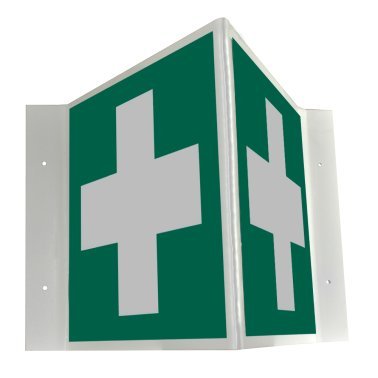Panneau signalisation d’urgence 3D