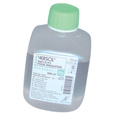 Flacon de chlorure de sodium naci 0.9%
