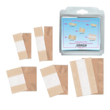 Set pansement avec compresse continue
