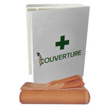 Armoire en métal avec couverture