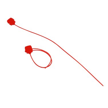 Colson de sécurité rouge