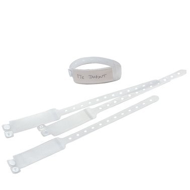 Bracelet d’identification inviolable transparent