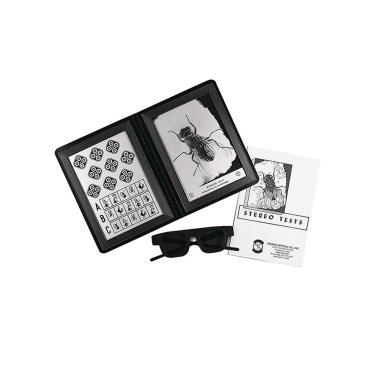 Test optométrique de la mouche