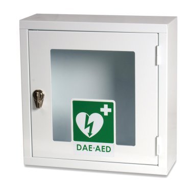 Armoire pour défibrillateur avec alarme