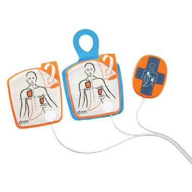 Electrodes Cardiac Science adulte DAE Powerheart®G5 avec capteur RCP 
