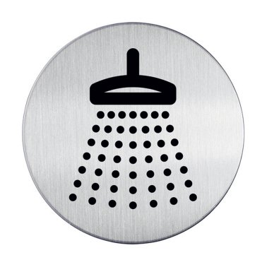 Pictogramme rond douche