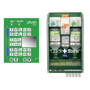 Station murale premier secours Plum Quicksafe complète