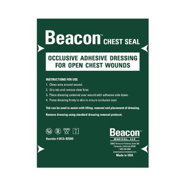 Pansement occlusif Beacon Chest Seal 6
