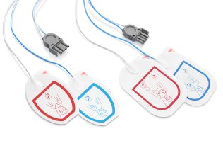 Paire d’électrodes adultes pour défibrillateur de formation D1, C1A et C2 Mindray