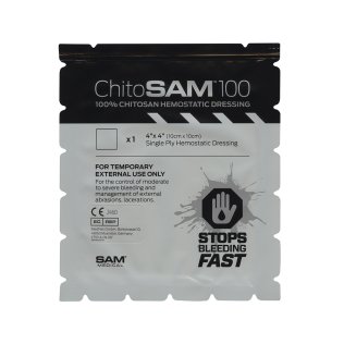 Pansement hémostatique non tissé Chito-SAM™100 - 10 x 10 cm