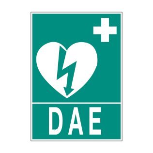 Panneau signalisation défibrillateur