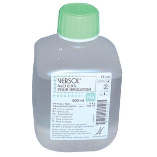Flacon de chlorure de sodium naci 0.9%
