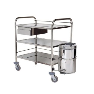 Guéridon médical inox 