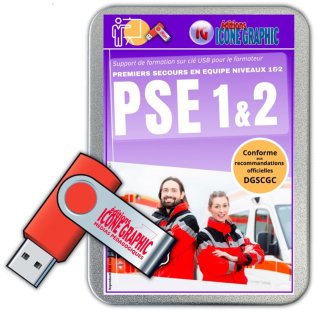 Clé USB formations PSE1 et PSE2