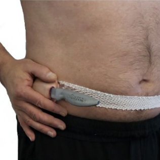 Plaie à l’abdomen au couteau sur filet