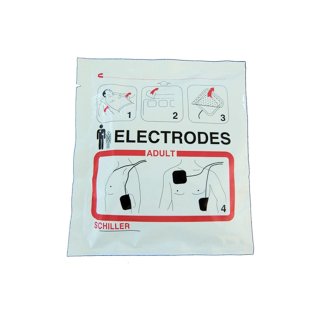 Electrodes Schiller adulte défibrillateur Fred Easy