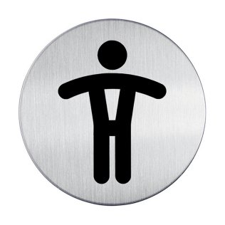 Pictogramme rond toilettes homme