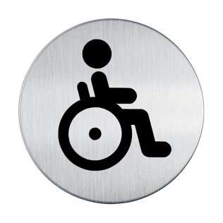 Pictogramme rond toilettes handicapé