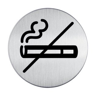 Pictogramme rond Zone non fumeur