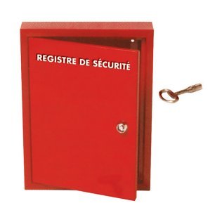 Coffret pour registre de sécurité 