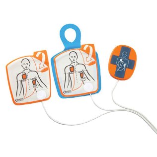 Electrodes Cardiac Science adulte DAE Powerheart®G5 avec capteur RCP 
