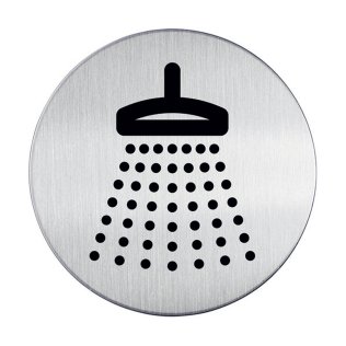 Pictogramme rond douche