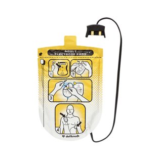 Électrodes adultes pour défibrillateur Defibtech