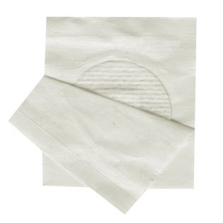 Pansement non tissé blanc avec compresse centrale