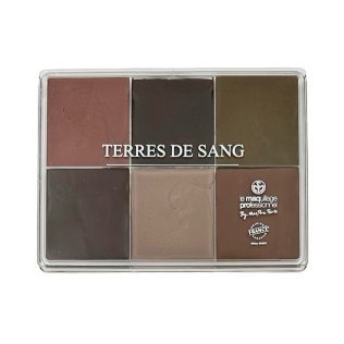 Palette 6 fards crèmes Terres de sang