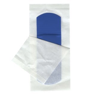 Pansements occlusifs bleus détectables plastique emballés Détaneir