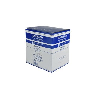 Sachet de 2 compresses stériles en non tissées
