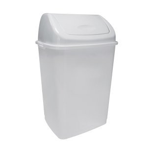 Poubelle à couvercle basculant