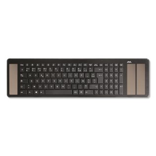 Clavier ordinateur ergonomique recharge solaire
