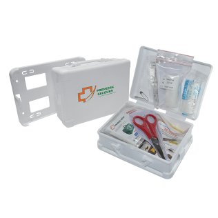 Boîte de secours garnie pour voiture