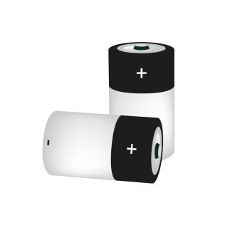 Piles LR20 pour défibrillateur de formation Powerheart G53