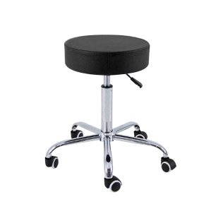 Tabouret médical noir