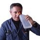Flacon douche oculaire pneumatique