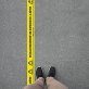 Bande de signalisation auto-adhésive distances de sécurité