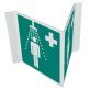Panneau signalisation d’urgence 3D